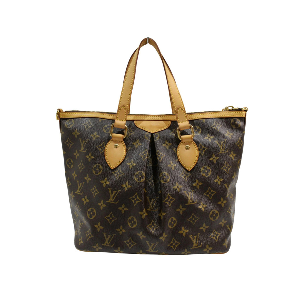 Louis Vuitton Handbag Bag Brown Tote Monogram Canvas Palermo LV